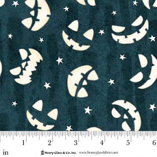 Ghosts in the Graveyard Jack-o-Lantern Faces Glow