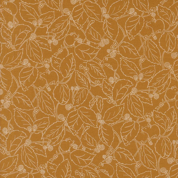 Rainier Blackberry Bramble Blenders Leaves Caramel by Jessica Rose for Moda Fabrics - 38145 14