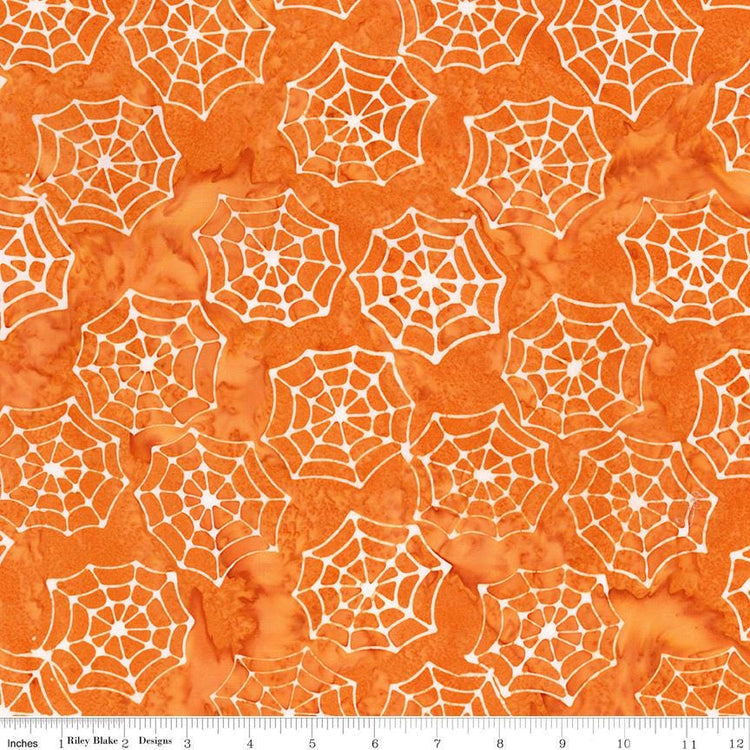 Expression Batiks Fright This Way Tangerine by Sandy Gervais for Riley Blake Designs - BT23331-235