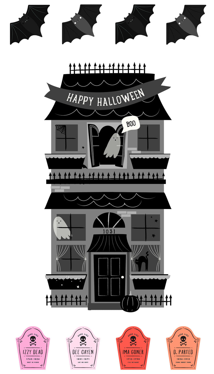 Hey Pumpkin Happy Halloween Panel by My Mind's Eye for Riley Blake Designs - P16038-PANEL