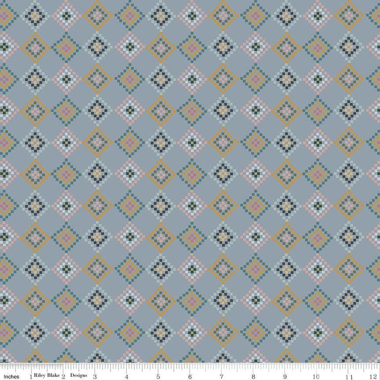 Honey Locust Patchwork Sky by Amber Johnson for Riley Blake Designs - C16274-SKY