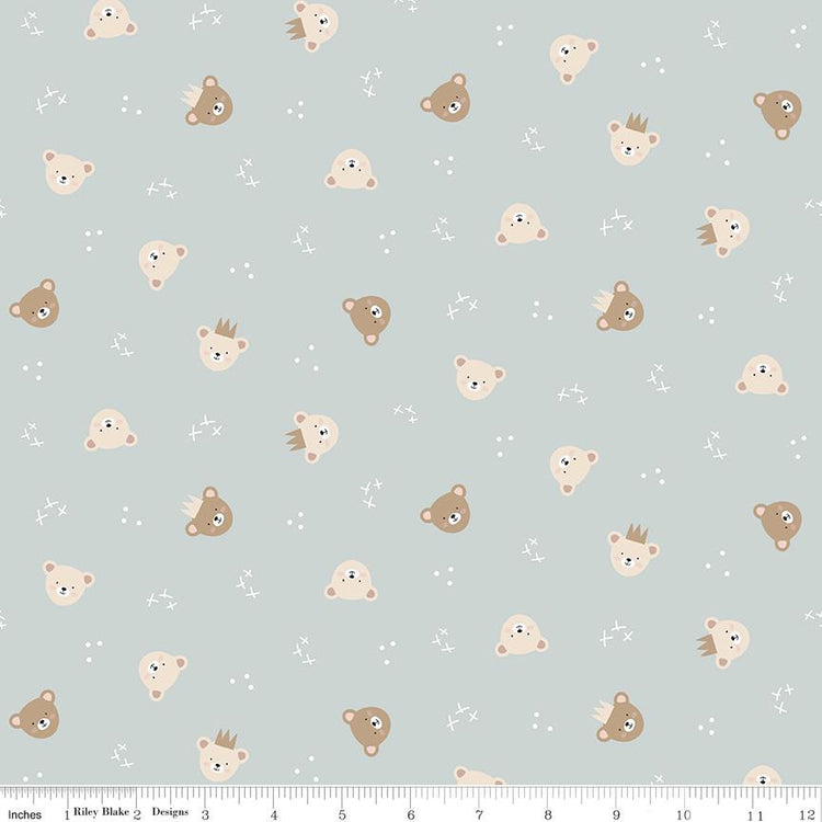 Cozy Bebe Bears Light Blue by Simple Simon & Company for Riley Blake Designs - C16431-LTBLUE