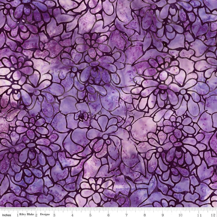 Expression Batiks Plant-Based Amethyst by Sew Yeah Quilting for Riley Blake Designs - BT23321-171