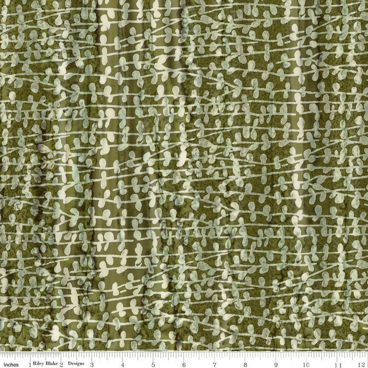 Expression Batiks Plant-Based Khaki by Sew Yeah Quilting for Riley Blake Designs - BT23322-323