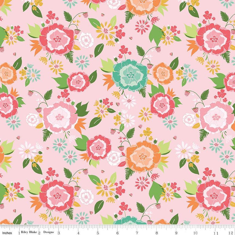 Summer Skies and Fireflies Main Pink by Gracey Larson for Riley Blake Designs - C16370-PINK