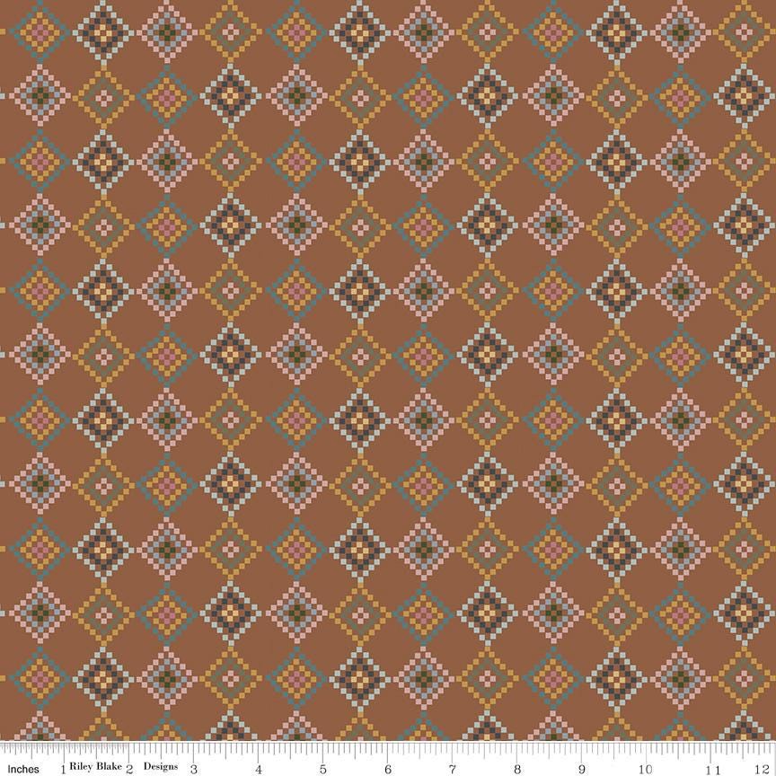 Honey Locust Patchwork Saddle by Amber Johnson for Riley Blake Designs - C16274-SADDLE