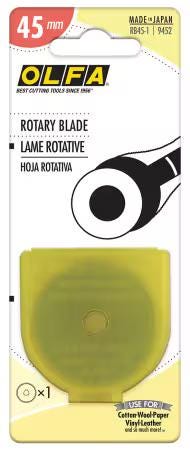 45mm Olfa Rotary Blade - Quantity of 1 - RB45-1