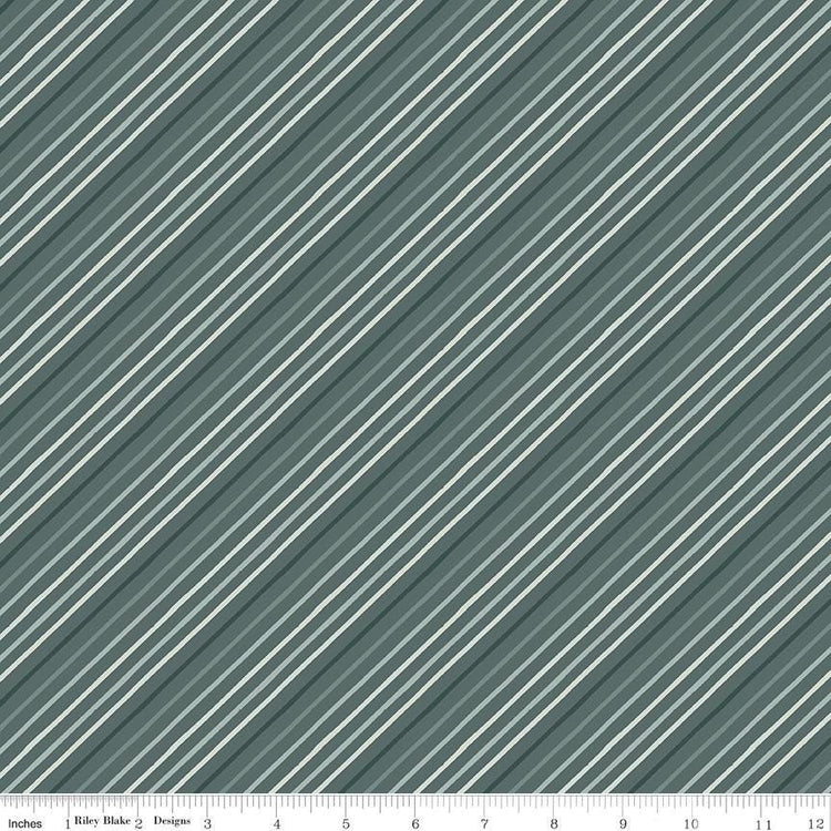 Happy Fall Days Stripes Stone by Kelsey Carlson for Riley Blake Designs - C16346-STONE