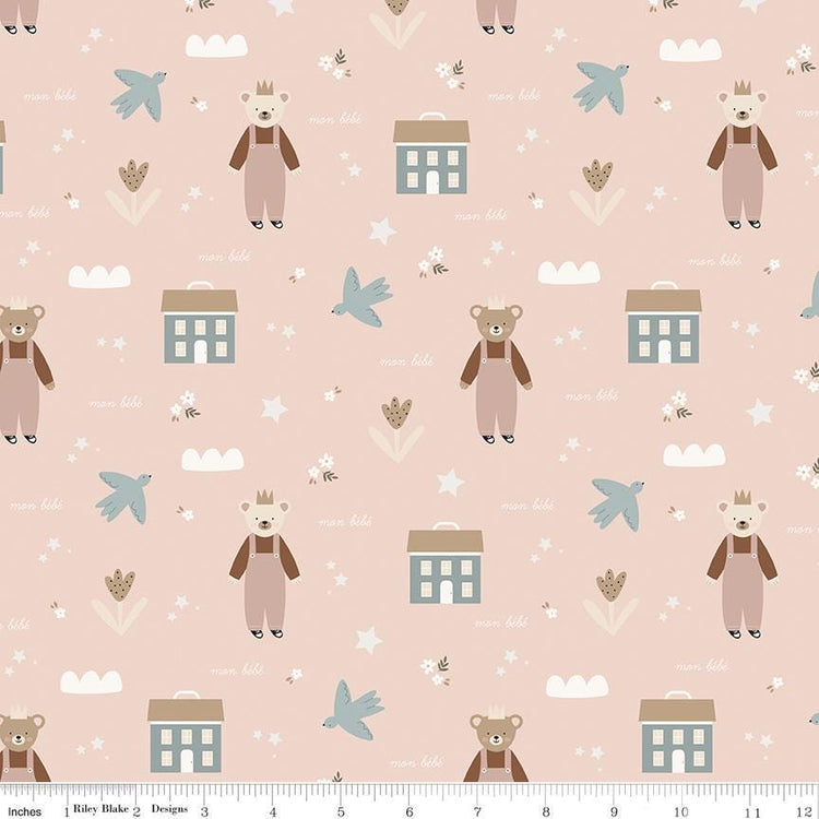 Cozy Bebe Main Blush by Simple Simon & Company for Riley Blake Designs - C16430-BLUSH