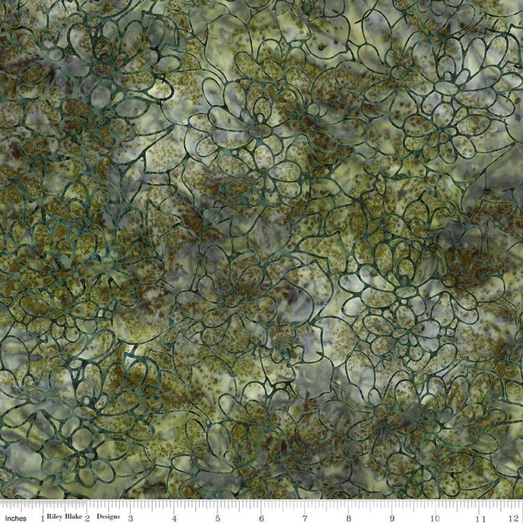 Expression Batiks Plant-Based Grass by Sew Yeah Quilting for Riley Blake Designs - BT23321-322