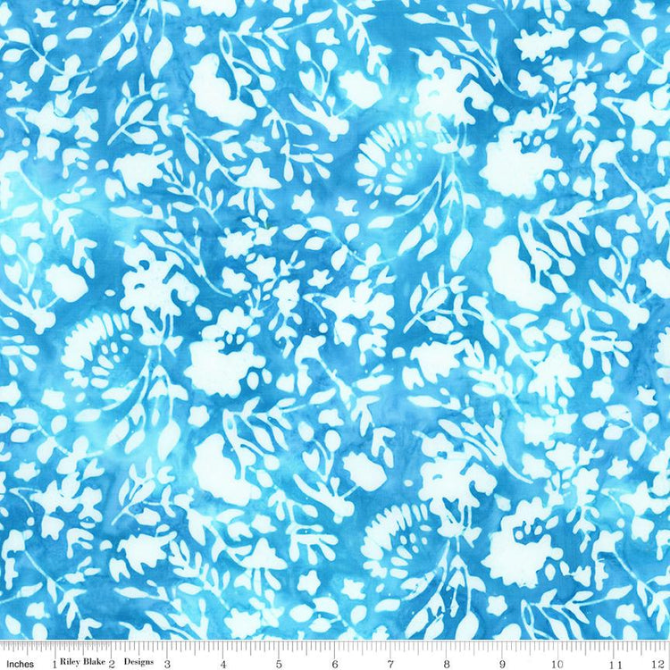 Expression Batiks Plant-Based Ocean Blue by Sew Yeah Quilting for Riley Blake Designs - BT23324-294