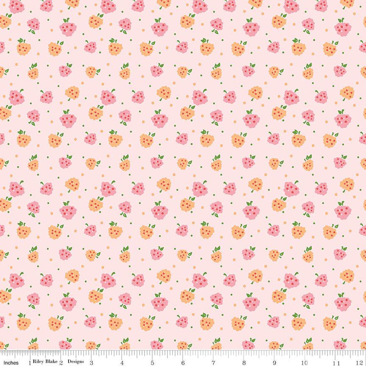Summer Skies and Fireflies Raspberries Pink by Gracey Larson for Riley Blake Designs - C16374-PINK