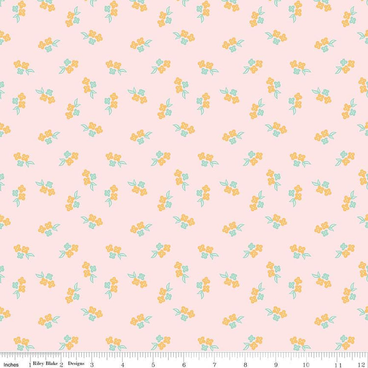 Summer Skies and Fireflies Floral Pink by Gracey Larson for Riley Blake Designs - C16377-PINK