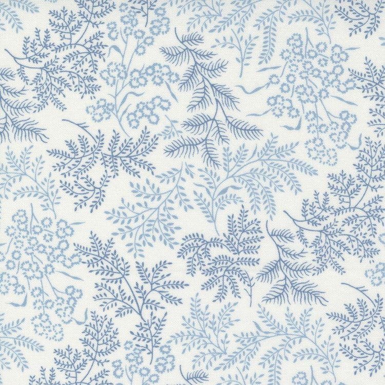 Nantucket Summer Sconset Landscape Nature Cream Blue by Camille Roskelley for Moda Fabrics - 55261 34