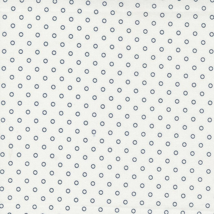 Nantucket Summer Smitten Dot Dots Cream by Camille Roskelley for Moda Fabrics - 55264 11