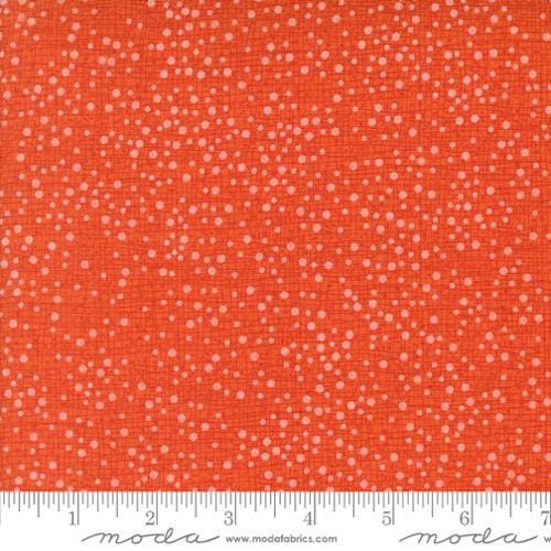 Dotty Thatched Tangerine Basic Dots by Robin Pickens for Moda Fabrics - 48715 82