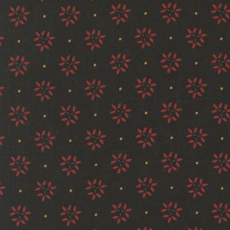 Wheatland Slate Leaf Trio Blenders Leaves by Kansas Troubles Quilters for Moda Fabrics - 9792 19