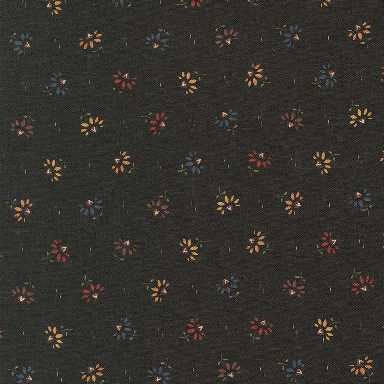Wheatland Slate Coneflowers Small Floral by Kansas Troubles Quilters for Moda Fabrics - 9793 19