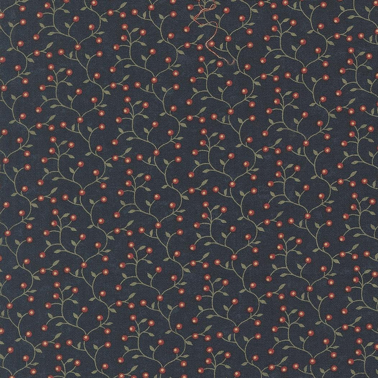 Wheatland Cornflower Bittersweet Blenders Vines Berry by Kansas Troubles Quilters for Moda Fabrics - 9796 14