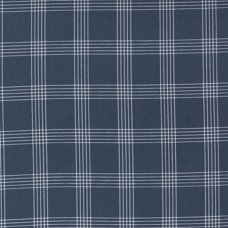 Nantucket Summer Plaid Checks Plaids Navy by Camille Roskelley for Moda Fabrics - 55262 13