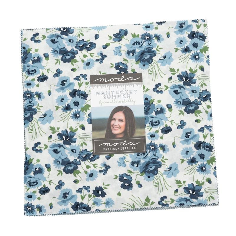 Nantucket Summer Layer Cake by Camille Roskelley for Moda Fabrics - 55260LC - 42 pieces
