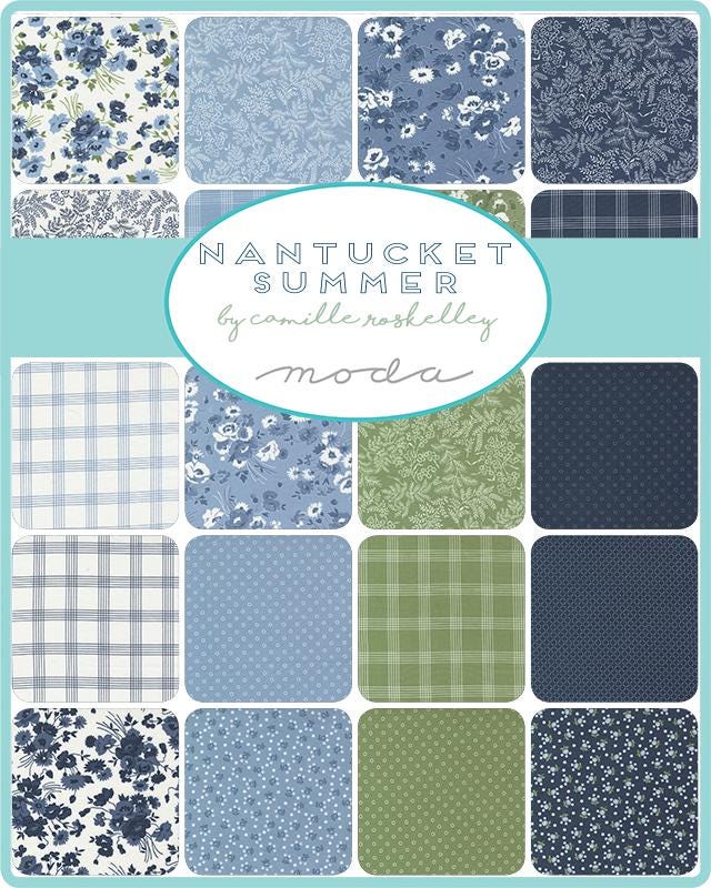 Nantucket Summer Charm Pack by Camille Roskelley for Moda Fabrics - 55260PP