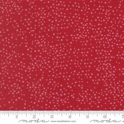 Dotty Thatched Scarlet Basic Dots by Robin Pickens for Moda Fabrics - 48715 119