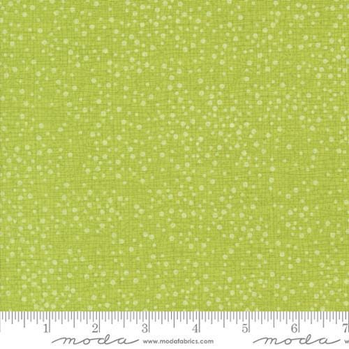 Dotty Thatched Lime Basic Dots by Robin Pickens for Moda Fabrics - 48715 214