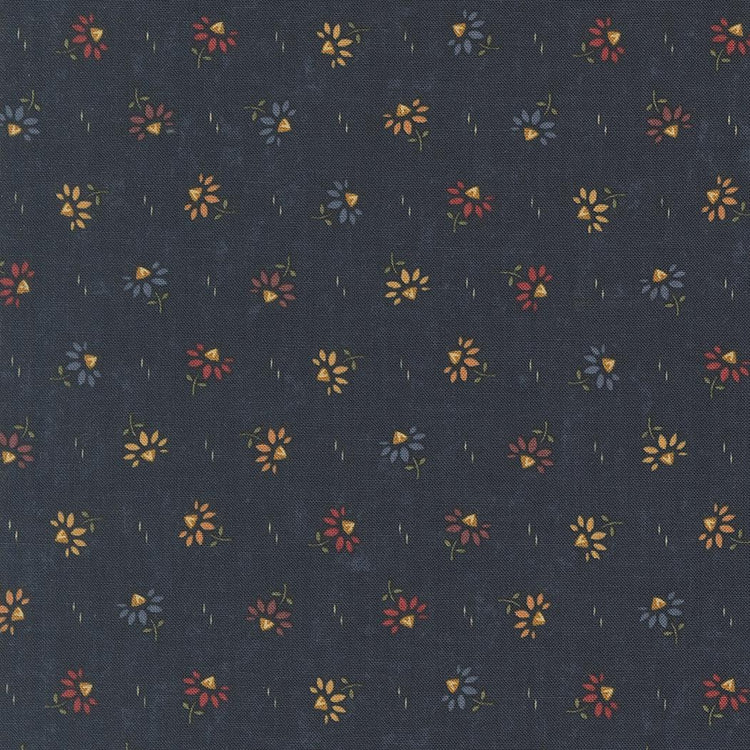 Wheatland Cornflower Coneflowers Small Floral by Kansas Troubles Quilters for Moda Fabrics - 9793 14