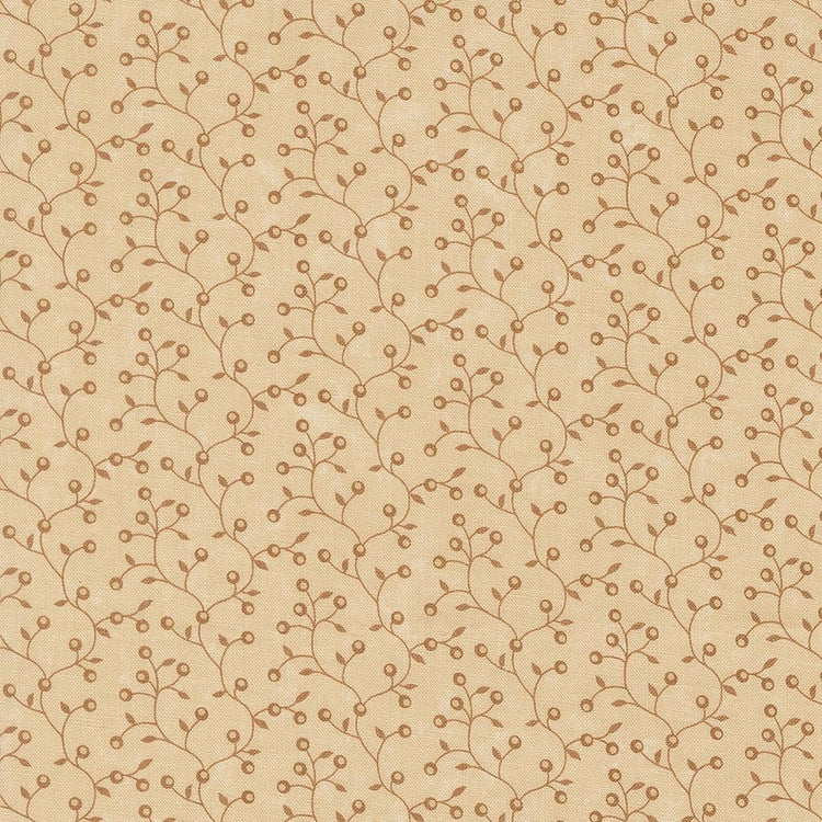 Wheatland Wheat Tonal Bittersweet Blenders Vines Berry by Kansas Troubles Quilters for Moda Fabrics - 9796 21