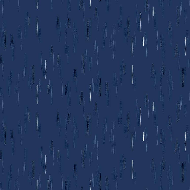 Essence Raindrops Navy by Fran Gulick for Riley Blake Designs - C16461-NAVY