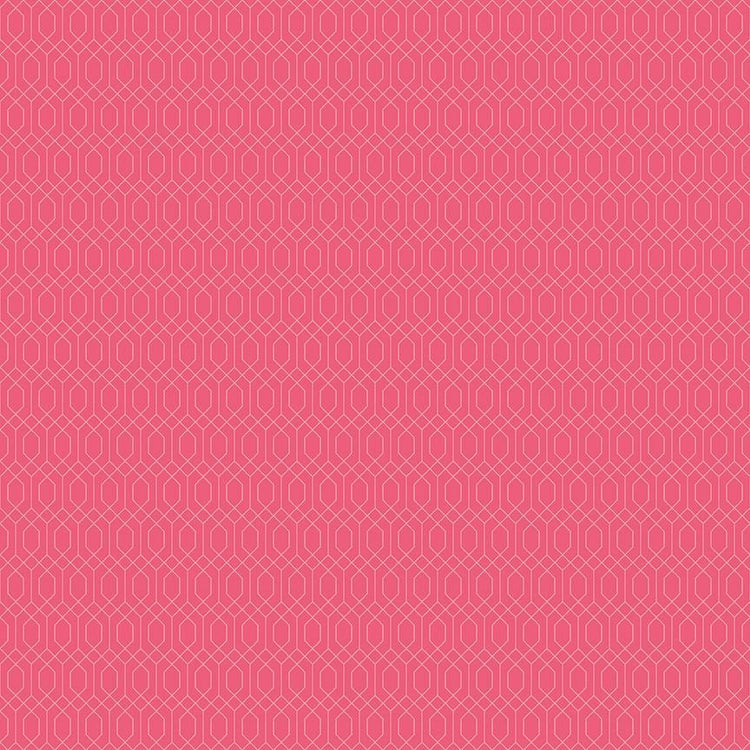 Essence Lattice Hot Pink by Fran Gulick for Riley Blake Designs - C16462-HOTPINK