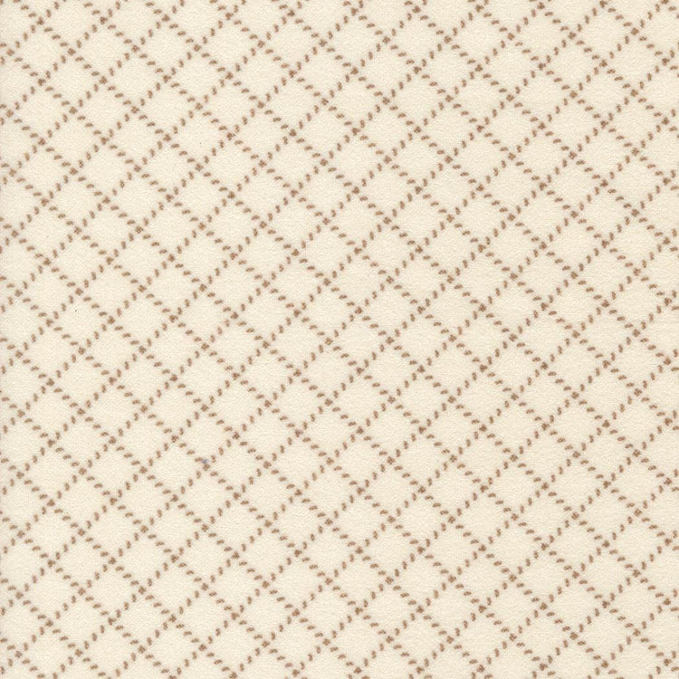 Prairie Gather Flan Porcelain Stitched Grid Blenders Lattice by Primitive Gatherings for Moda Fabrics - 49315 11F