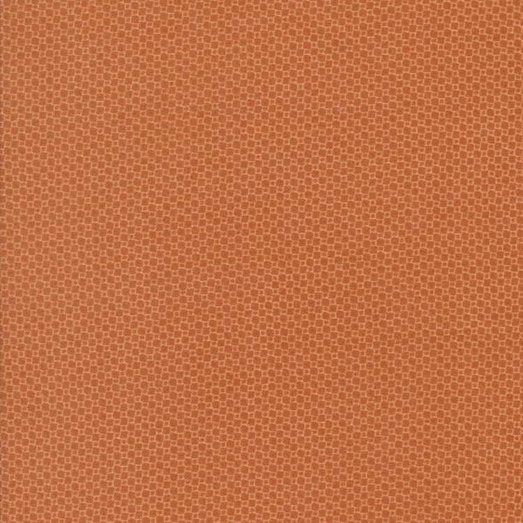 Prairie Gather Flan Rust Box Print Blenders by Primitive Gatherings for Moda Fabrics - 49317 21F
