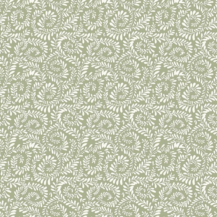 Sunflower Whispers Ferns Green by Lisa Audit for Riley Blake Designs - C16672-GREEN