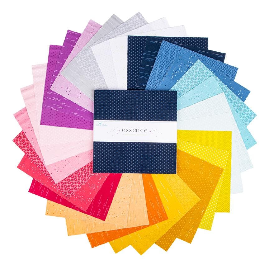 Essence 10" Stacker by Fran Gulick for Riley Blake Deisgn Fabrics - 10-16460-42 - 42 pieces