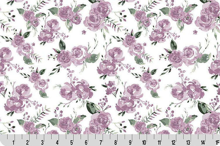 Quilting Cuddle Garden Bouquet Snow by Shannon Fabrics