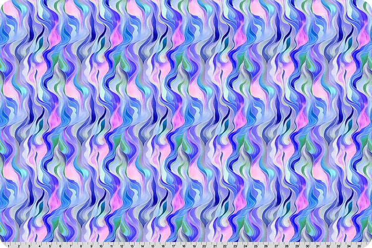 Quilting Cuddle Wanderlust Rainbow Blue by Shannon Fabrics