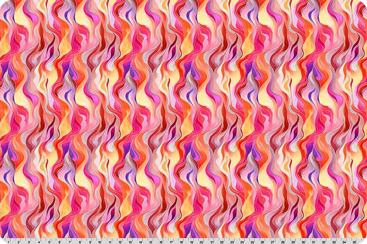 Quilting Cuddle Wanderlust Rainbow Pink by Shannon Fabrics