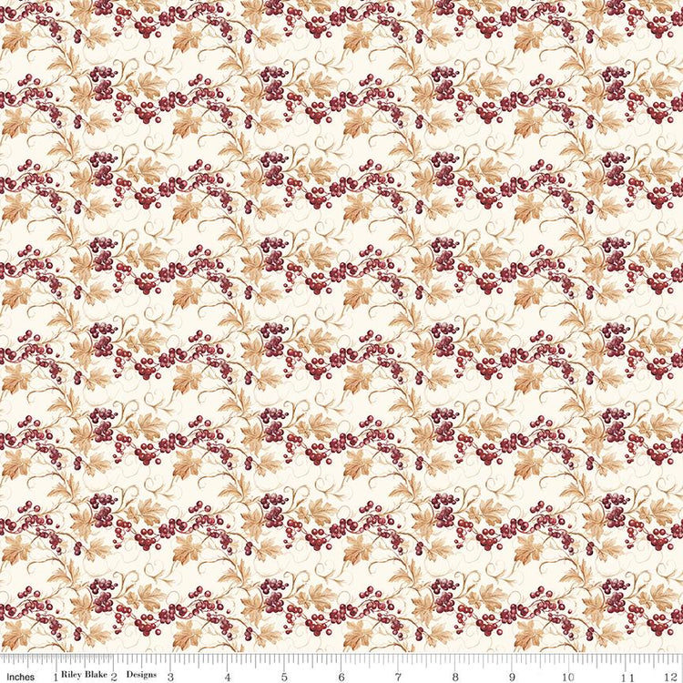 Evening on the Prairie Prairie Berries Cream by Modern Prairie for Riley Blake Designs - C16742-CREAM