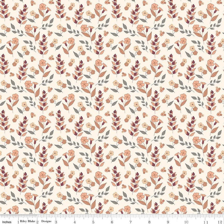 Evening on the Prairie Autumn Floral Cream by Modern Prairie for Riley Blake Designs - C16746-CREAM