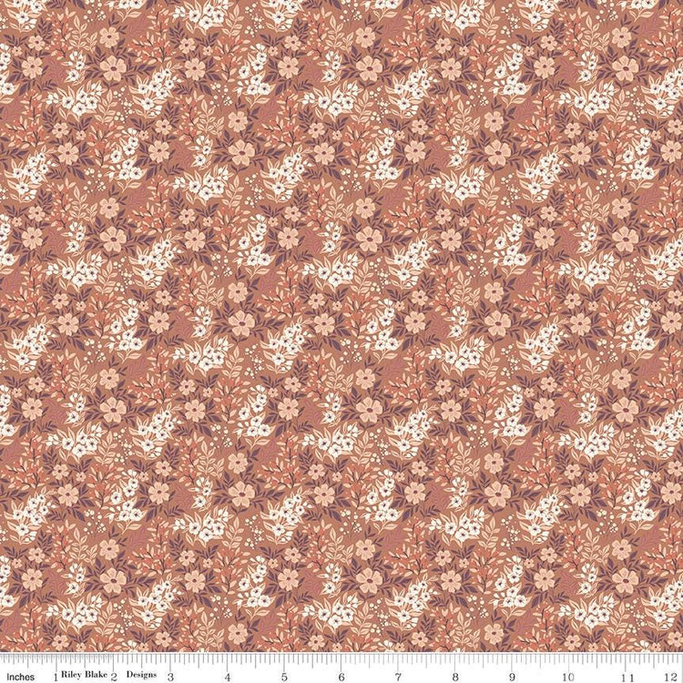 Evening on the Prairie Ditsy Floral Umber by Modern Prairie for Riley Blake Designs - C16747-UMBER