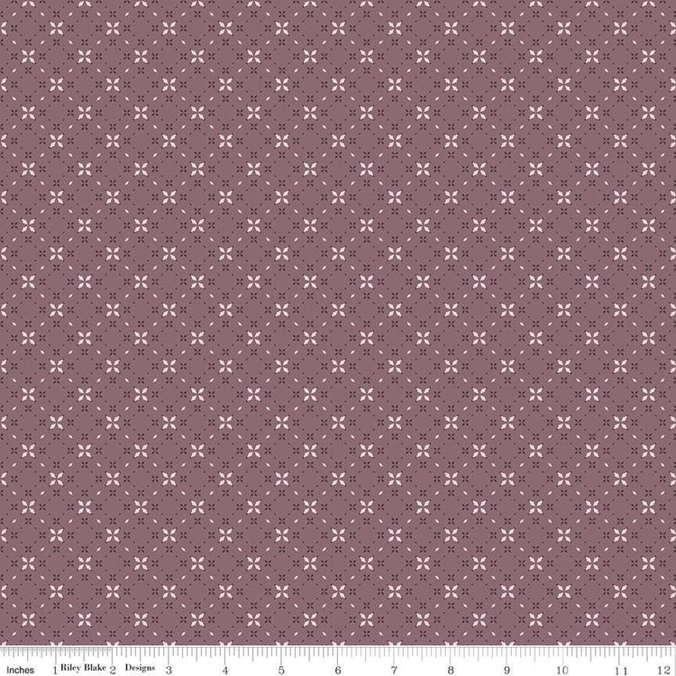 Evening on the Prairie Geo Floral Grape by Modern Prairie for Riley Blake Designs - C16749-GRAPE