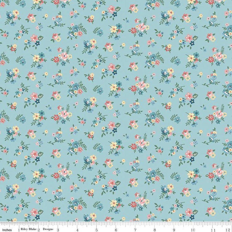 Mary Catherine Ditsy Floral Songbird by Amy Smart for Riley Blake Designs - C16703-SONGBIRD
