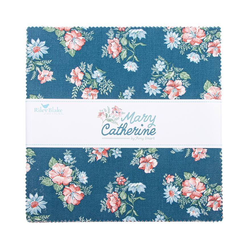 Mary Catherine 10" Stacker by Amy Smart for Riley Blake Deisgn Fabrics - 10-16700-42 - 42 pieces
