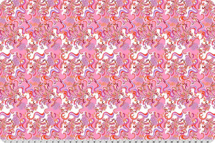 Quilting Cuddle Wanderlust Paisley Pink by Shannon Fabrics