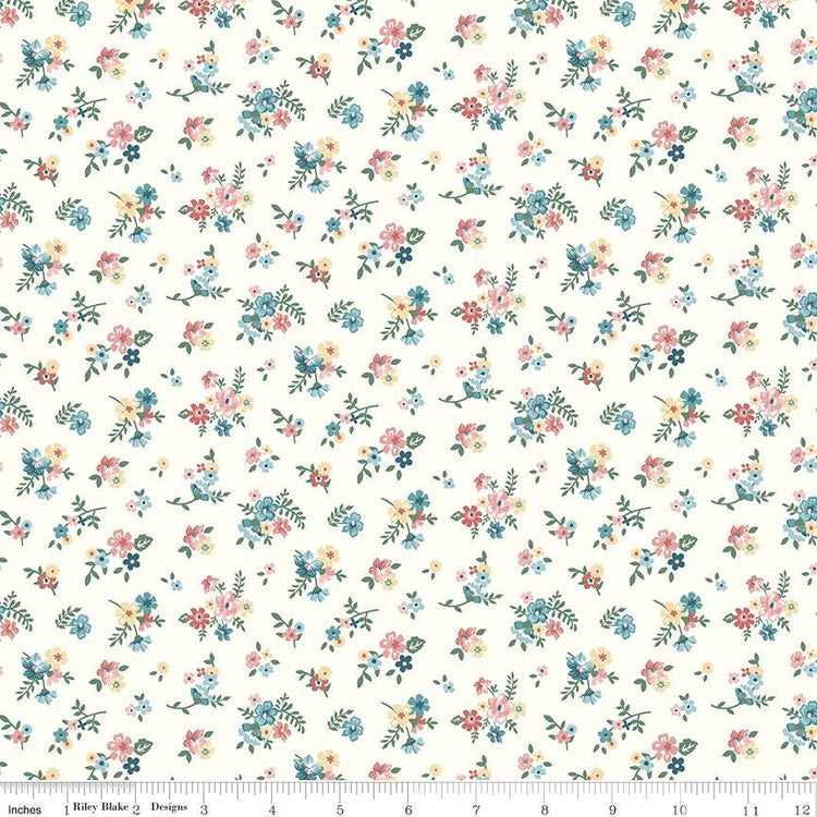 Mary Catherine Ditsy Floral Cloud by Amy Smart for Riley Blake Designs - C16703-CLOUD