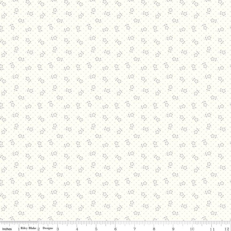 Mary Catherine Flower Dot Cloud by Amy Smart for Riley Blake Designs - C16705-CLOUD