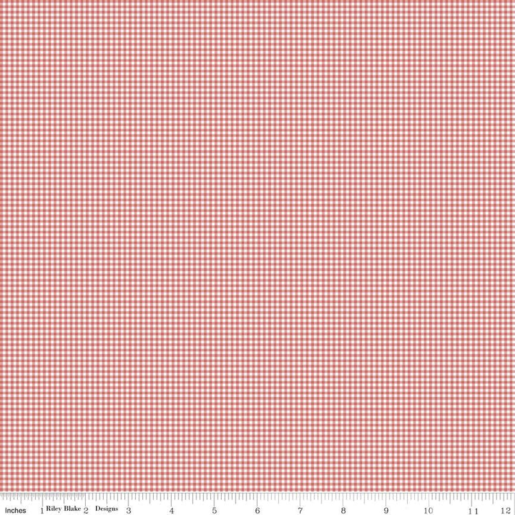 Mary Catherine Gingham Faded Red by Amy Smart for Riley Blake Designs - C16706-FADEDRED