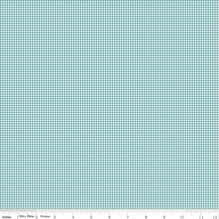 Mary Catherine Gingham Raindrop by Amy Smart for Riley Blake Designs - C16706-RAINDROP